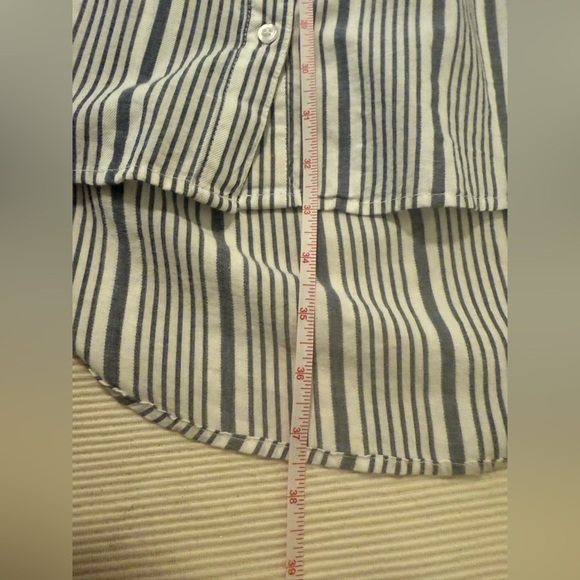 Japna Striped Cotton Shirt Dress Women’s Size M - Picture 6 of 6